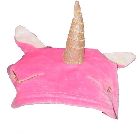 Plush Hooded Unicorn Blanket - Picture 2 of 3